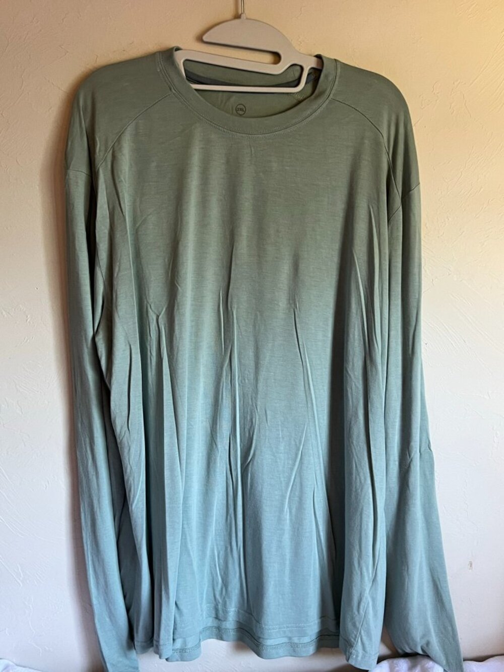 Free Fly Apparel Men's Long Sleeve Shirt - Sage Green